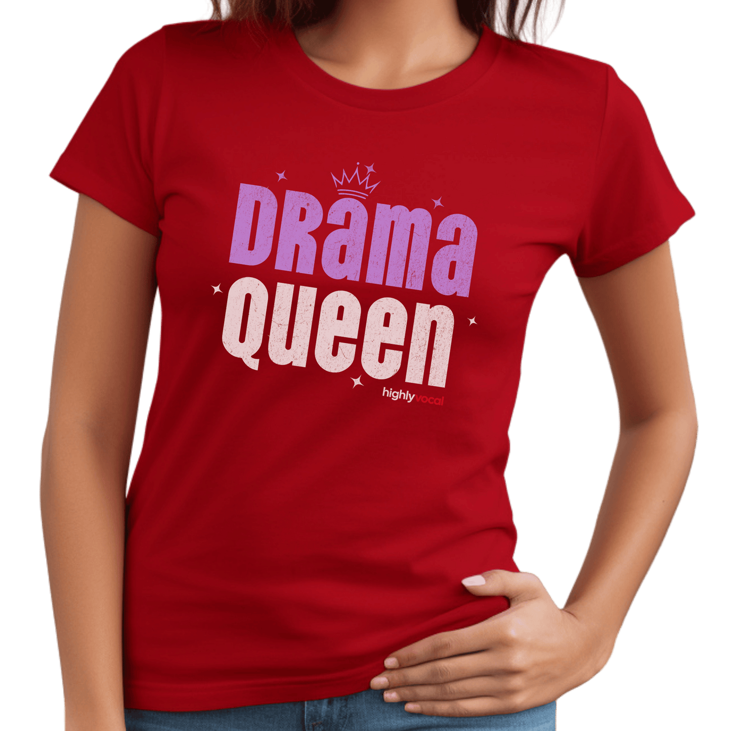 Drama Queen T-Shirt - Print Material