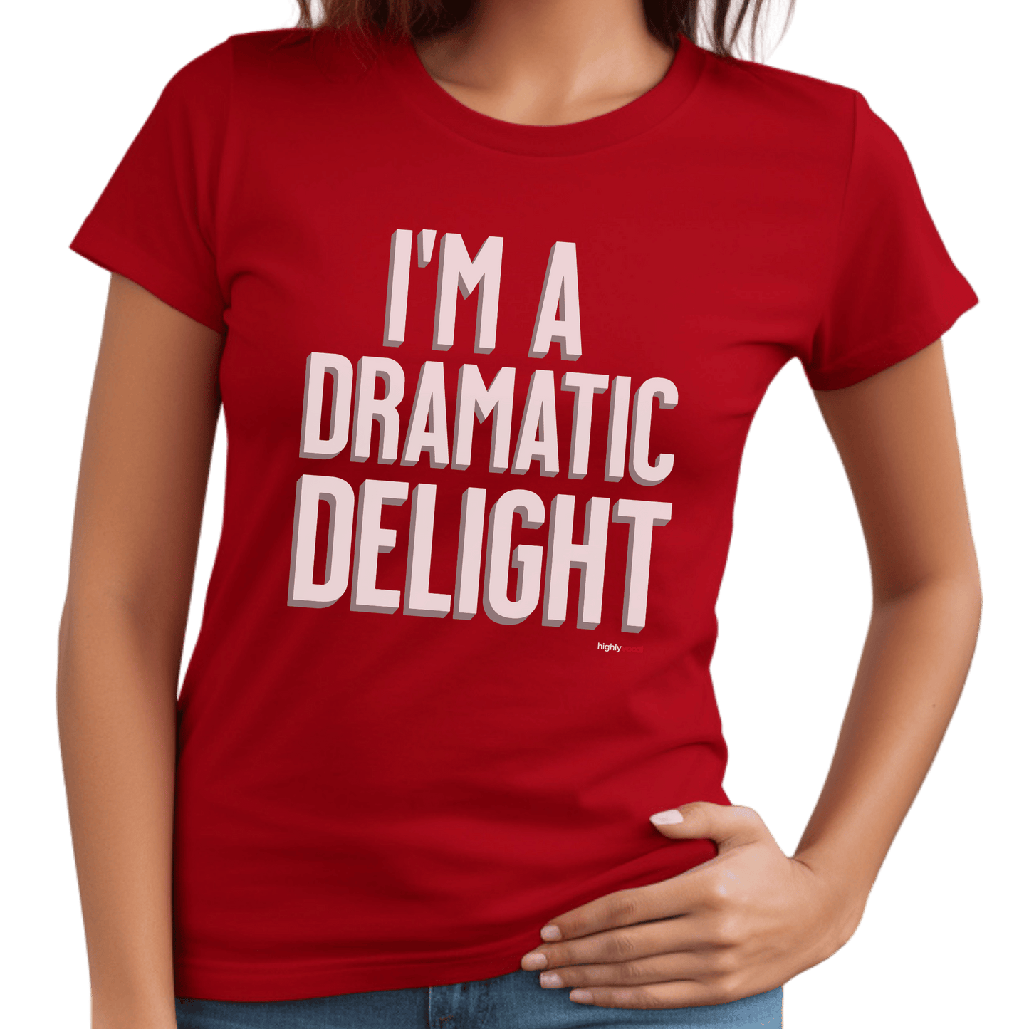 Dramatic Delight T-Shirt - Print Material