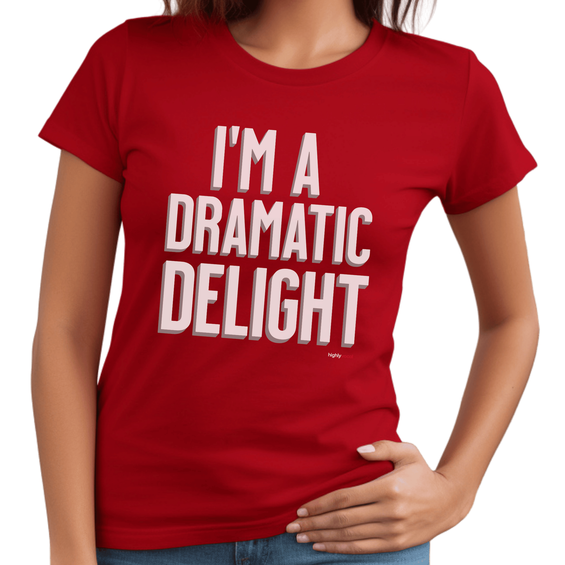 Dramatic Delight T-Shirt - Print Material