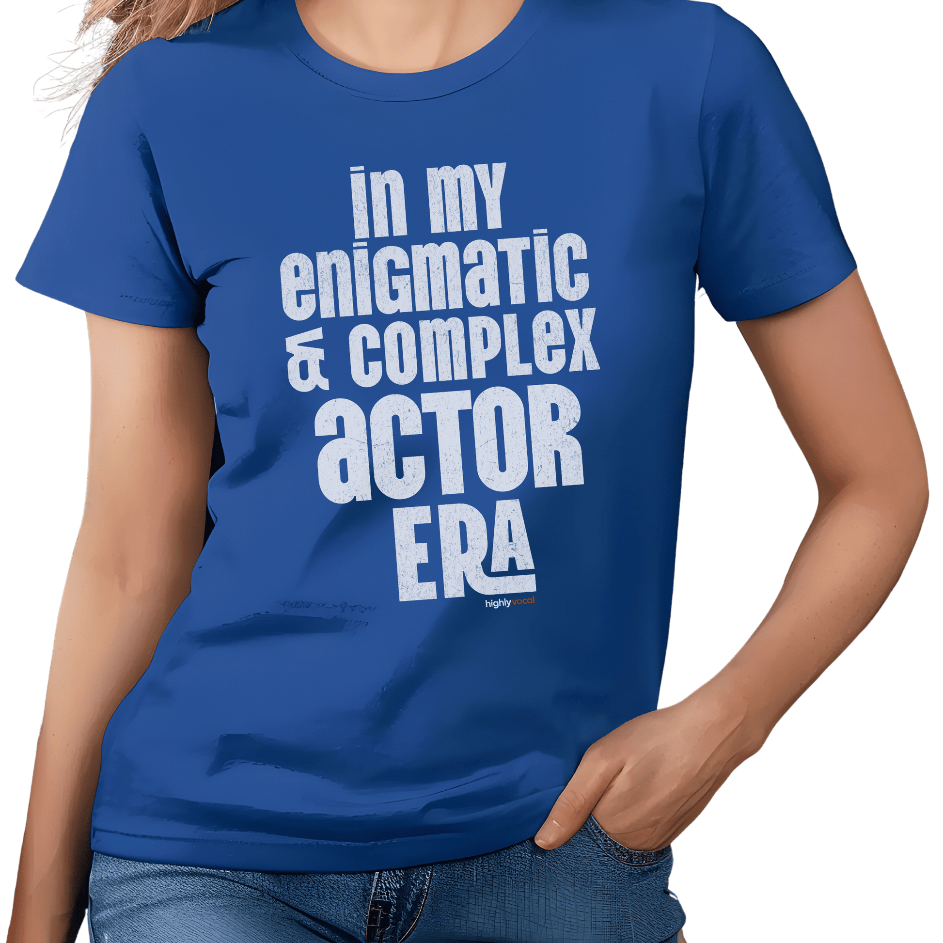 Enigmatic Actor Era T-Shirt - Print Material