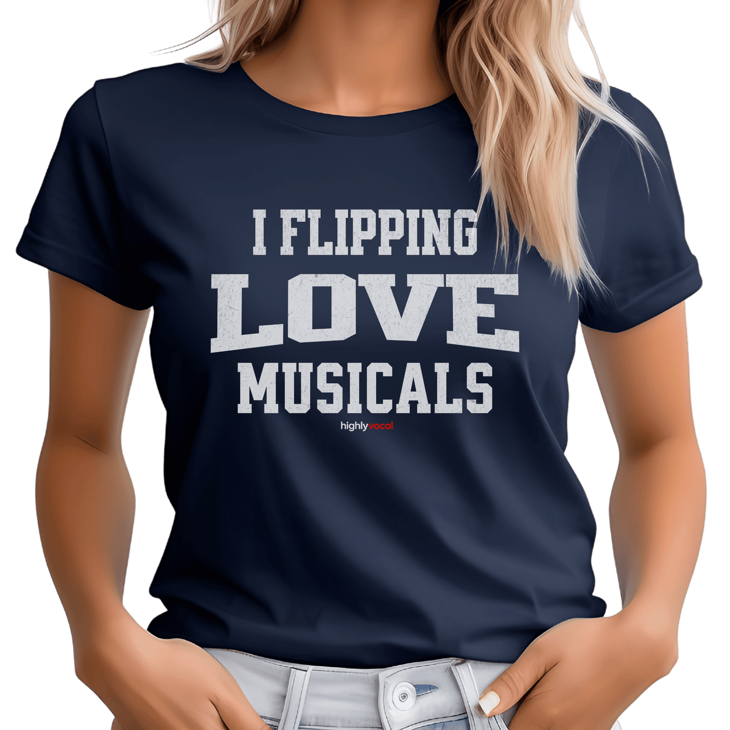 Flippin Love Musicals T-Shirt - Print Material