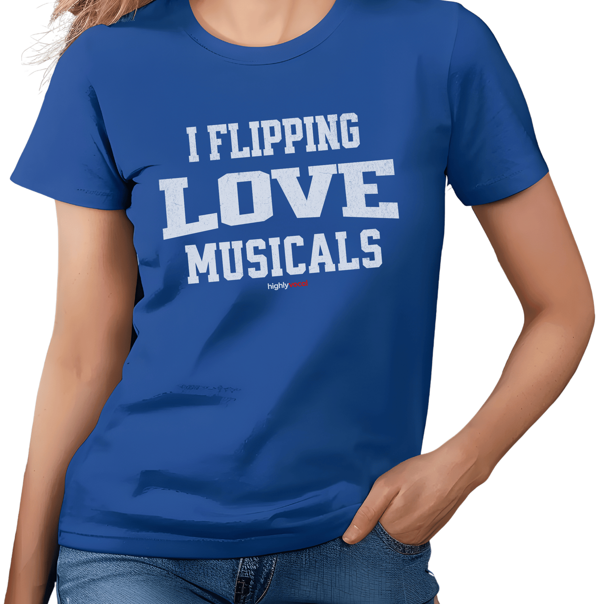 Flippin Love Musicals T-Shirt - Print Material