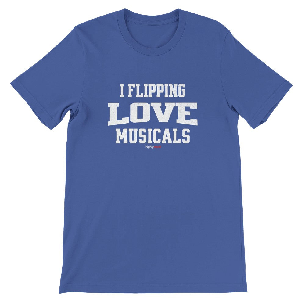 Flippin Love Musicals T-Shirt - Print Material