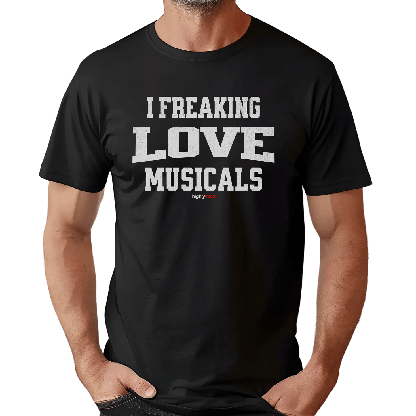 Freaking Love Musicals T-Shirt - Print Material