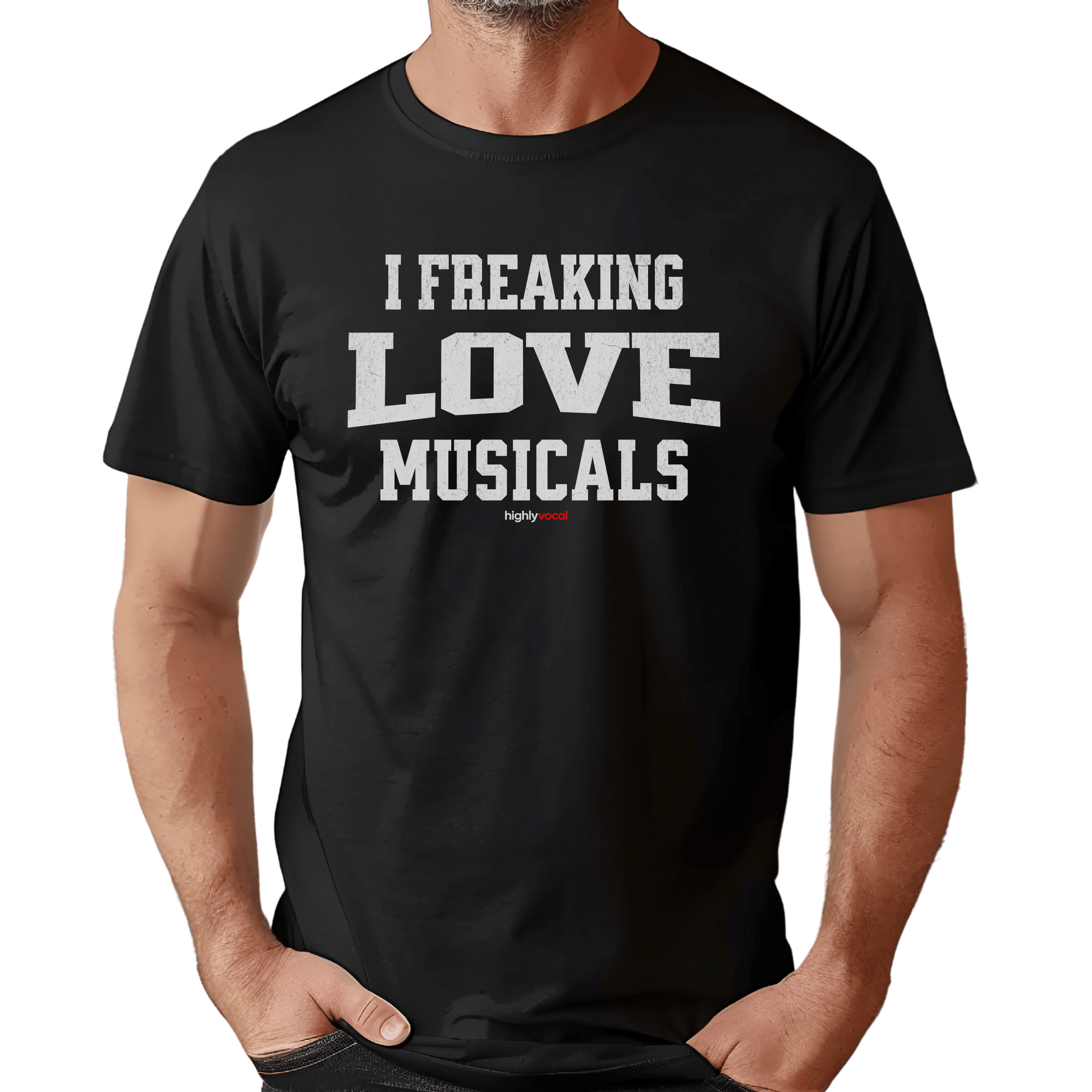 Freaking Love Musicals T-Shirt - Print Material