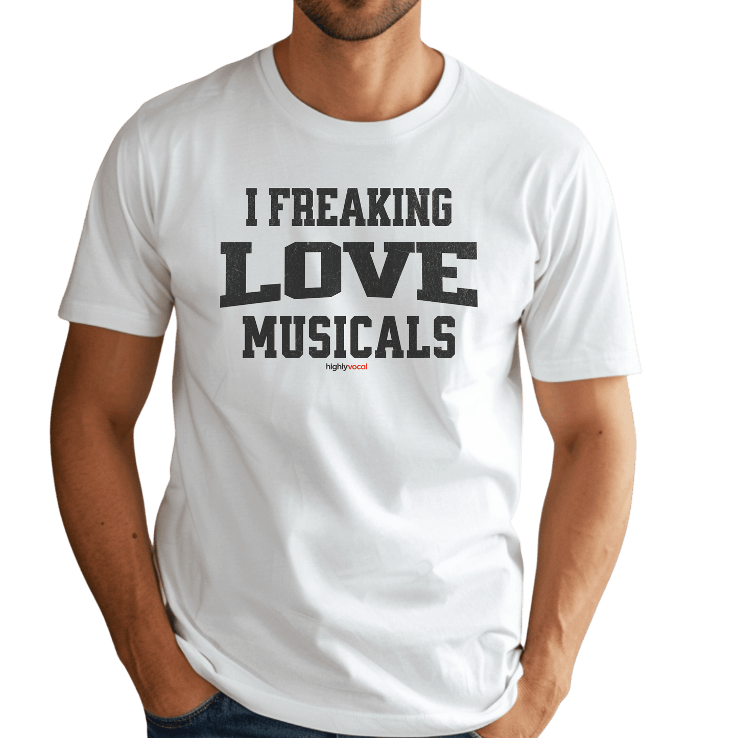 Freaking Love Musicals T-Shirt - Print Material