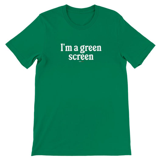 Green Screen T-Shirt - S - Print Material