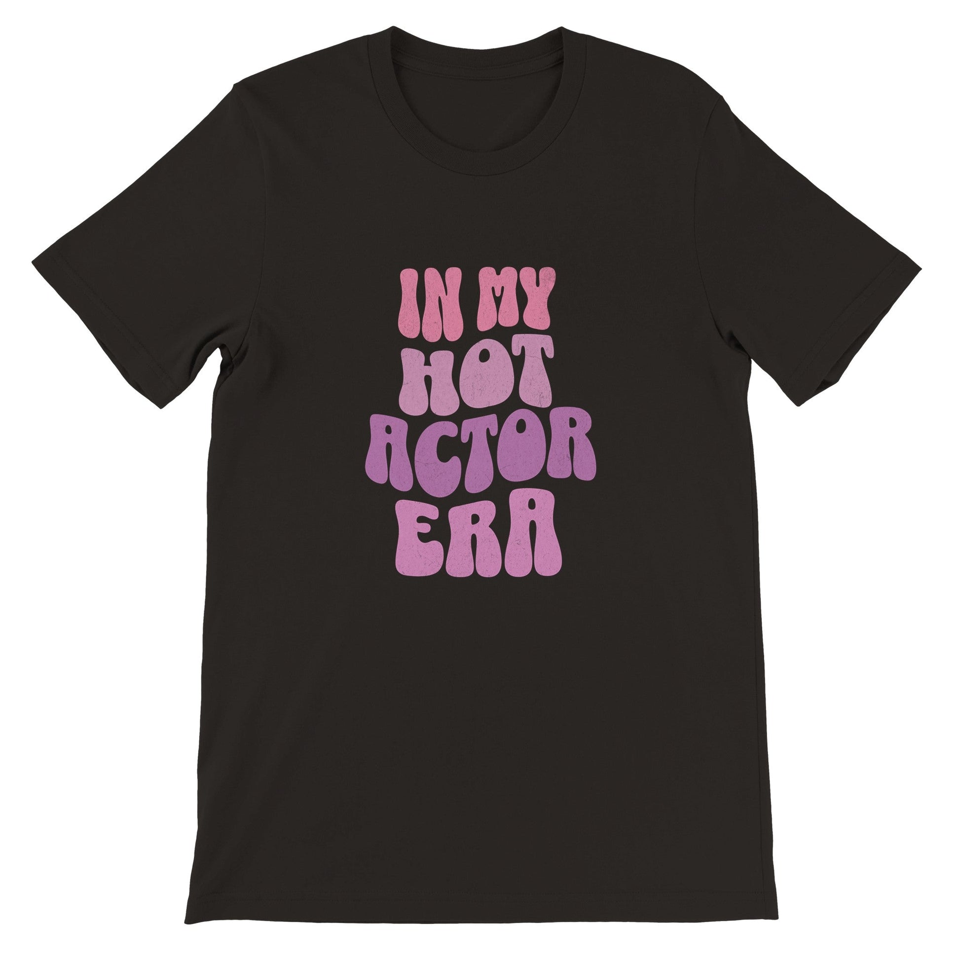 Hot Actor Era T-Shirt - Black / S - Print Material