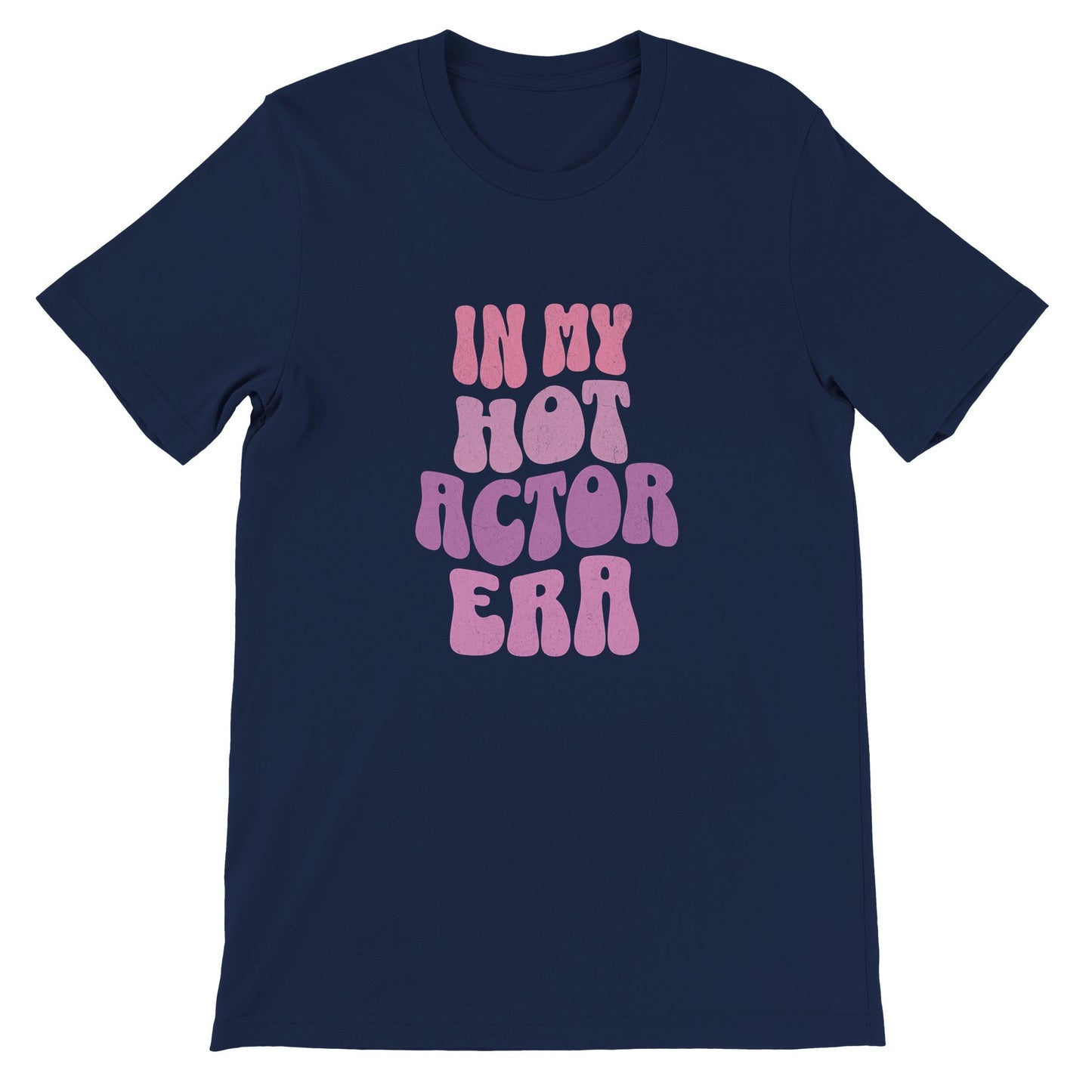 Hot Actor Era T-Shirt - Navy / S - Print Material