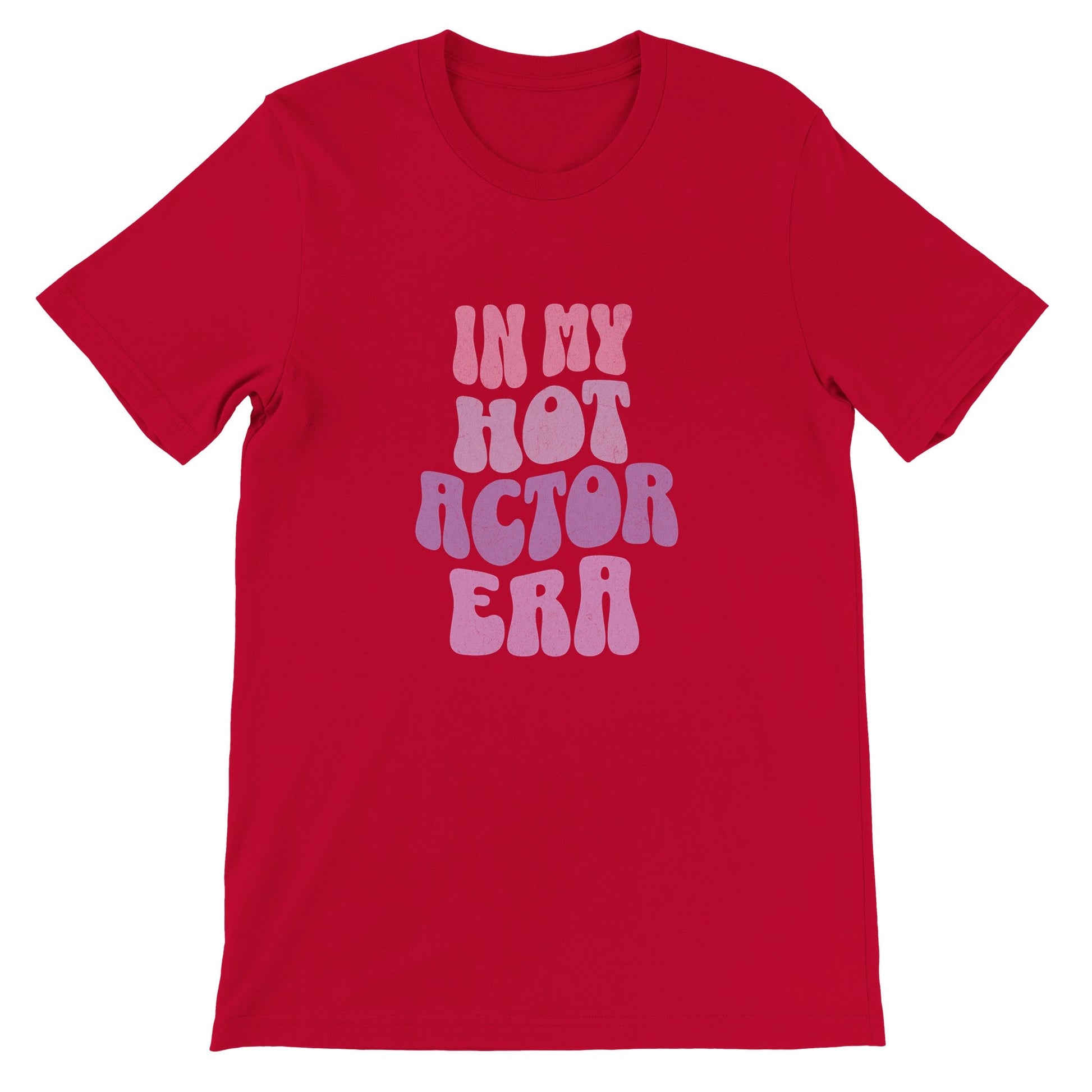 Hot Actor Era T-Shirt - Red / S - Print Material