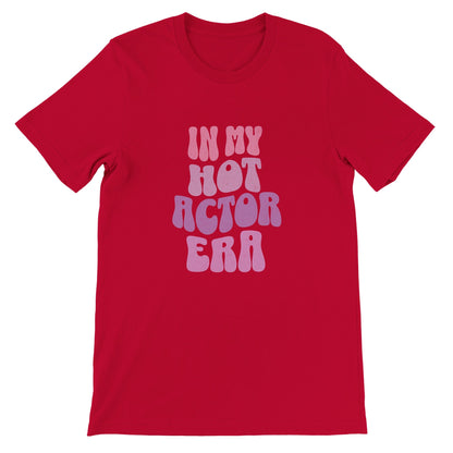 Hot Actor Era T-Shirt - Red / S - Print Material