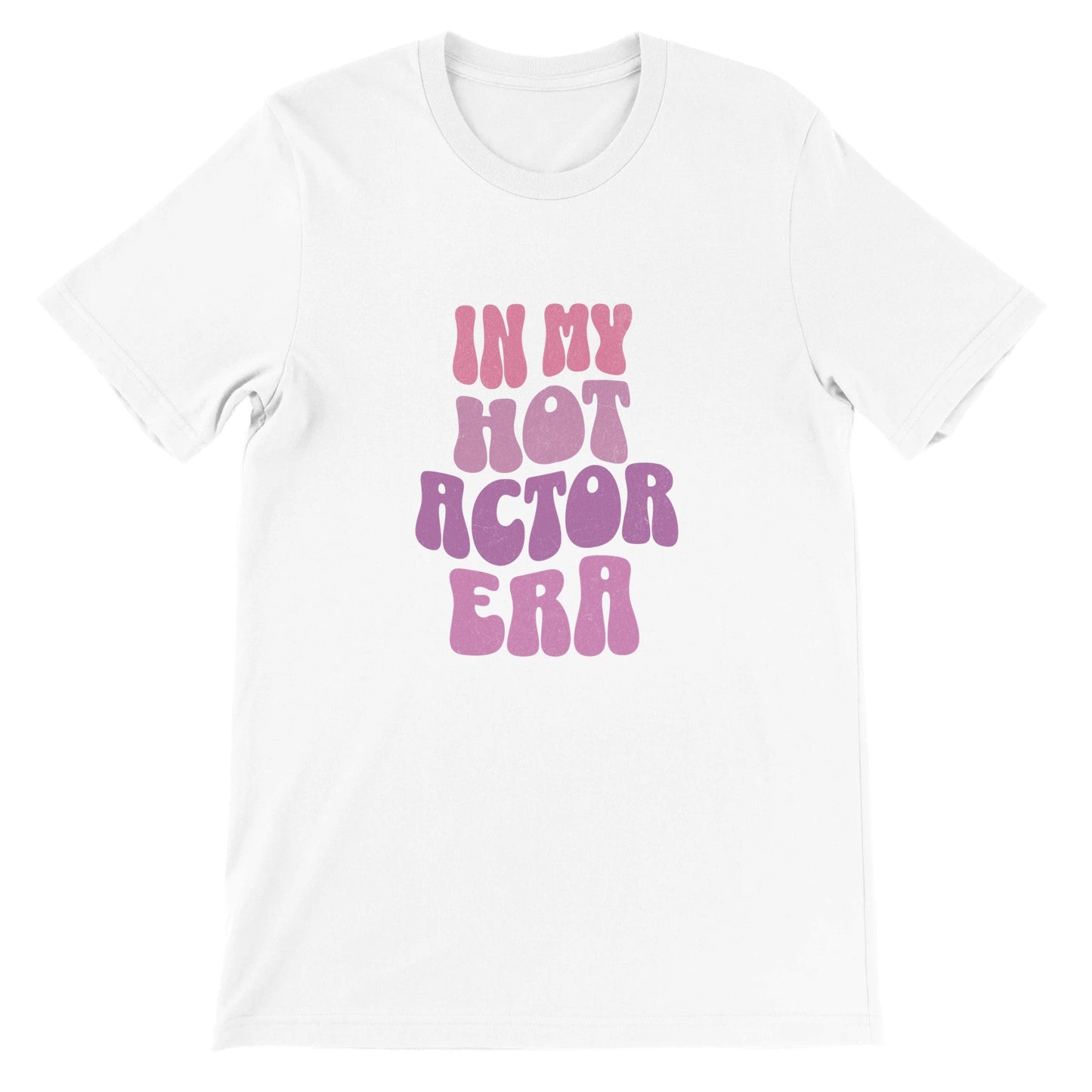 Hot Actor Era T-Shirt - White / S - Print Material