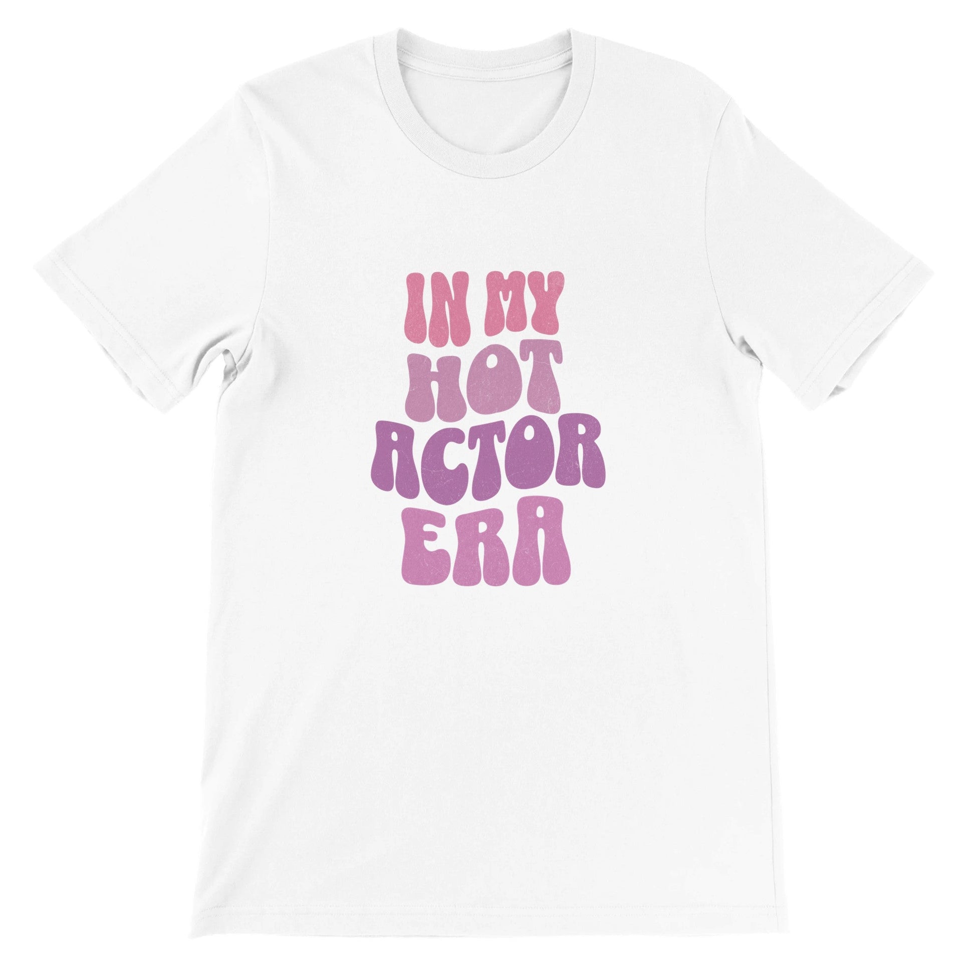 Hot Actor Era T-Shirt - White / S - Print Material