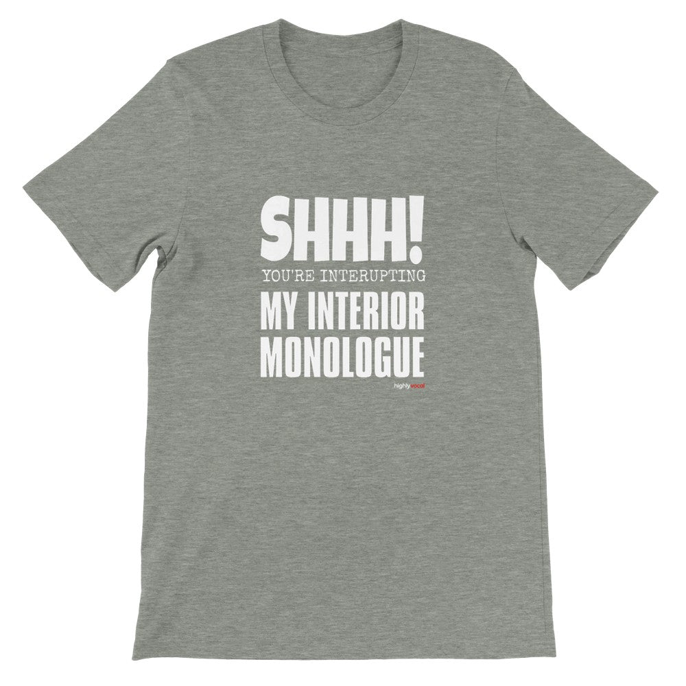 Interior Monologue T-Shirt - Print Material