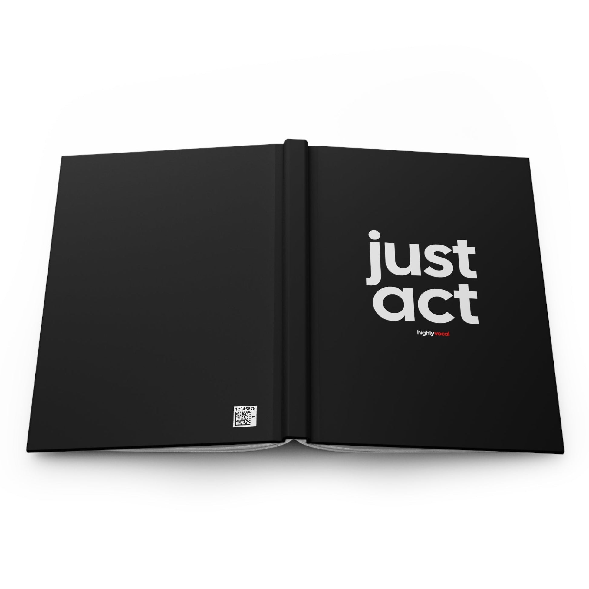 Just Act Journal for Actors and Music Theatre Lovers - Highly Vocal