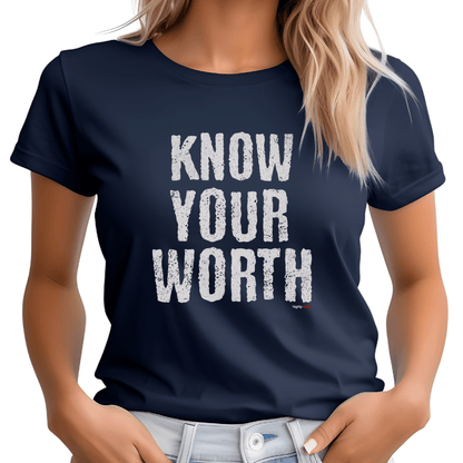 Know Your Worth T - Shirt for Actors and Voice Actors - Highly Vocal