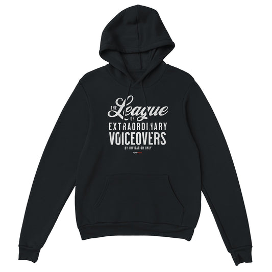 League of Voiceovers Hoodie for Voice Actors and Voiceovers - Highly Vocal