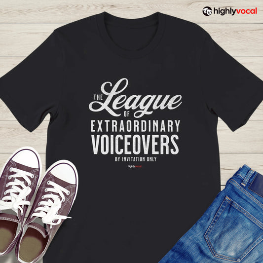 League T - Shirt for Voice Actors and Voiceovers - Highly Vocal