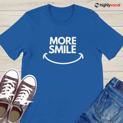 More Smile T - Shirt for Voice Actors and Voiceovers - Highly Vocal