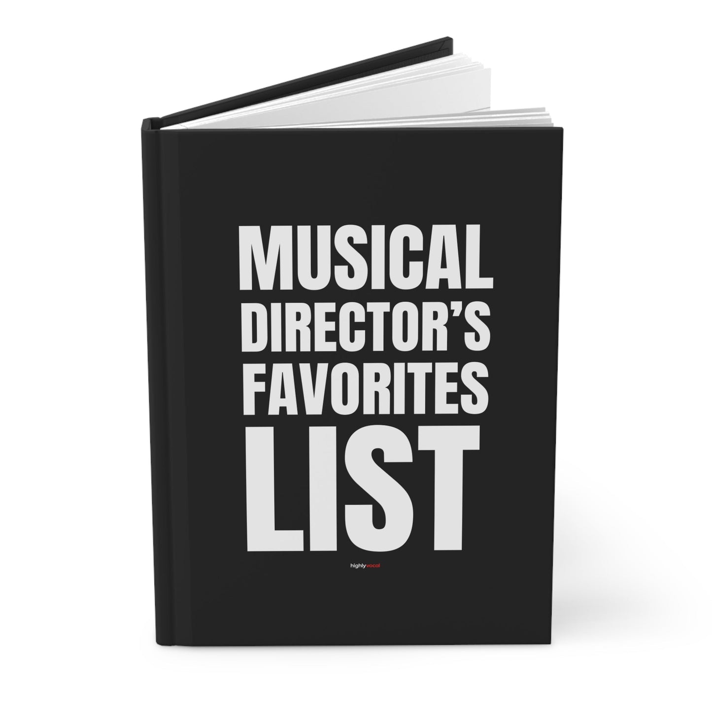 Musical Director's Favorites Journal