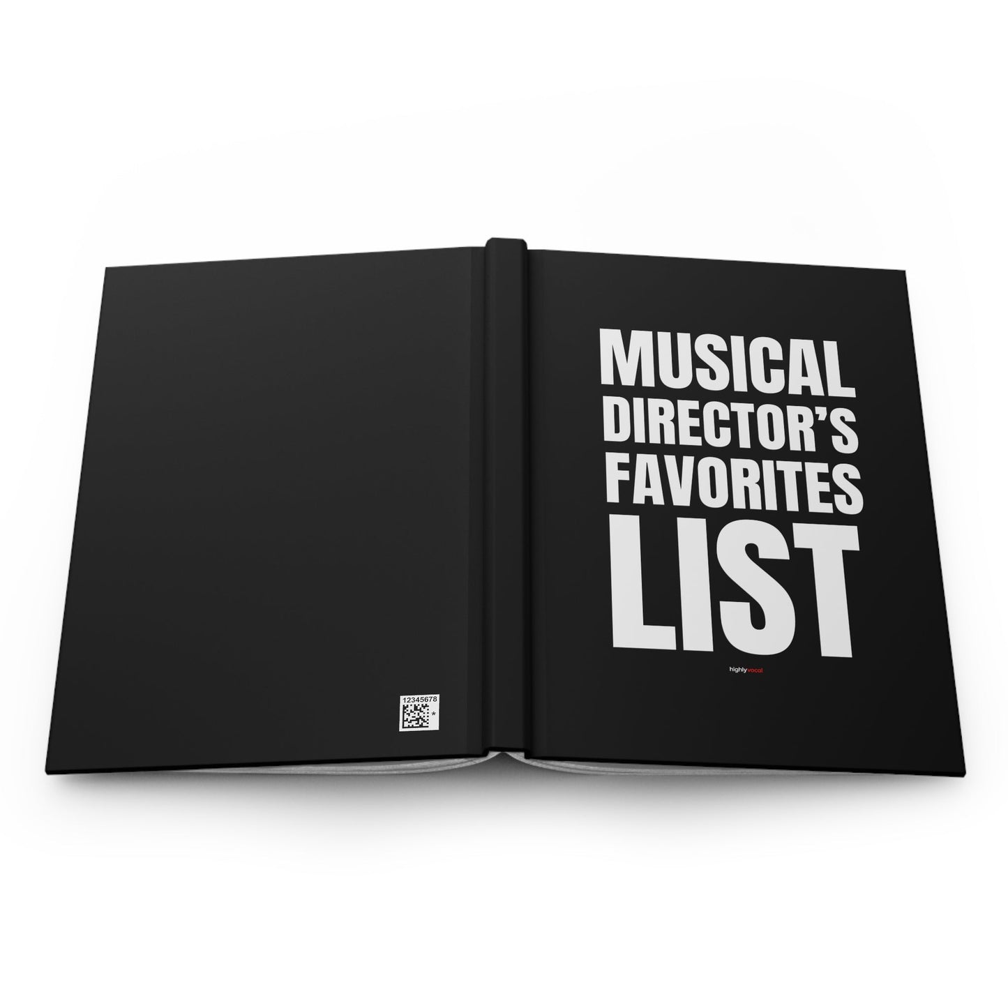 Musical Director's Favorites Journal