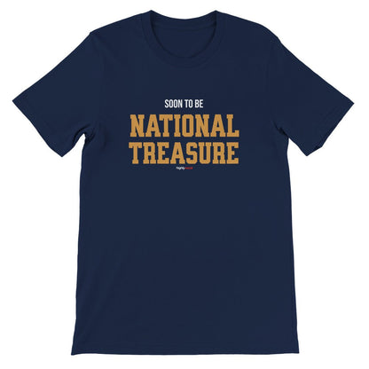 National Treasure T-Shirt - Navy / S - Print Material