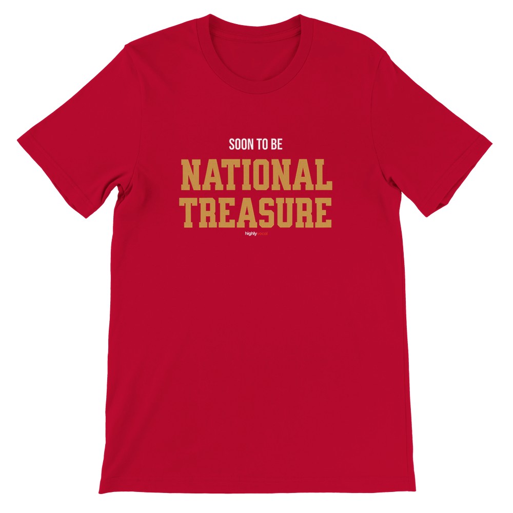 National Treasure T-Shirt - Red / S - Print Material