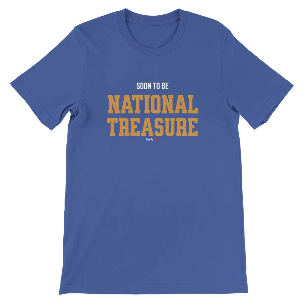 National Treasure T-Shirt - True Royal / S - Print Material