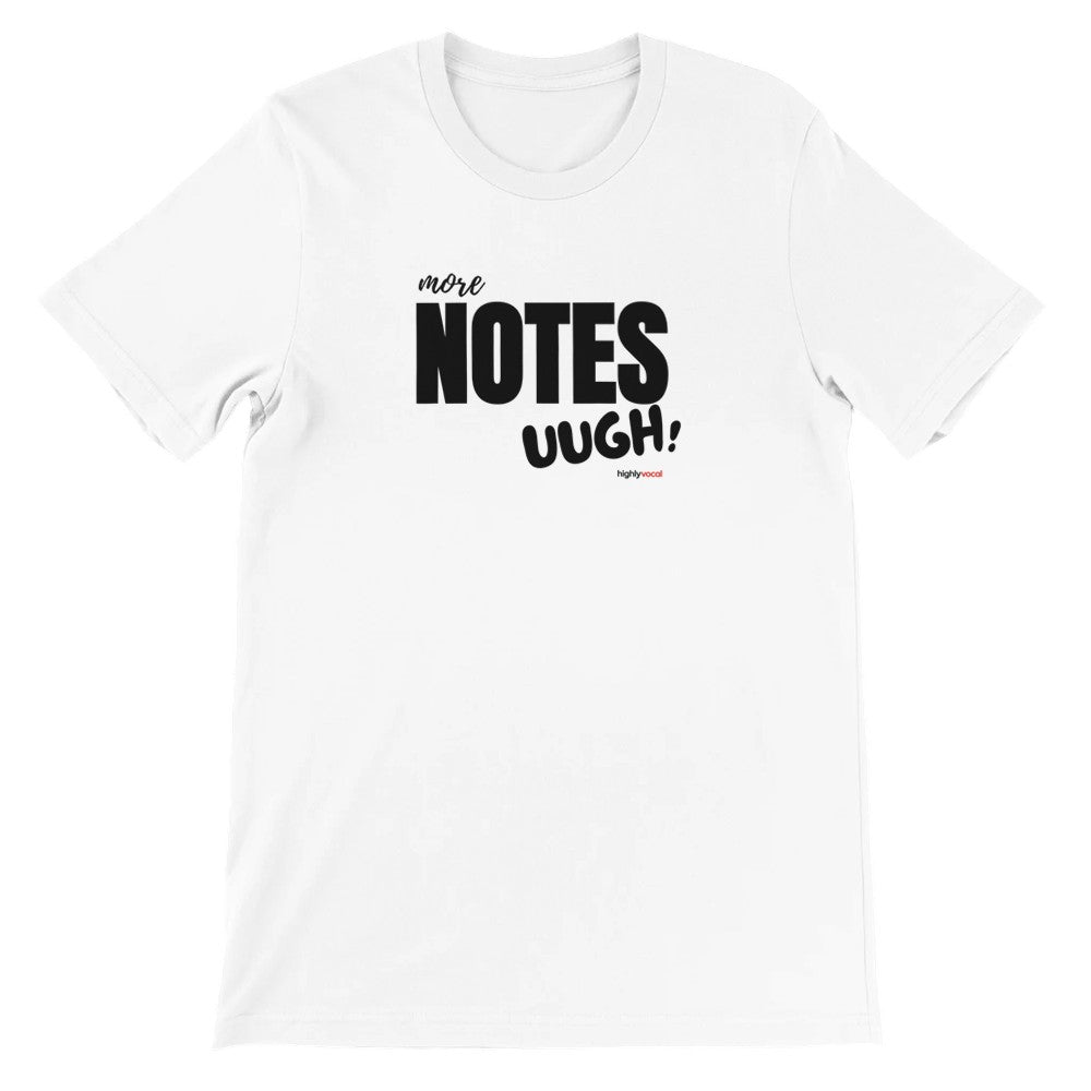 Notes T-Shirt - Print Material