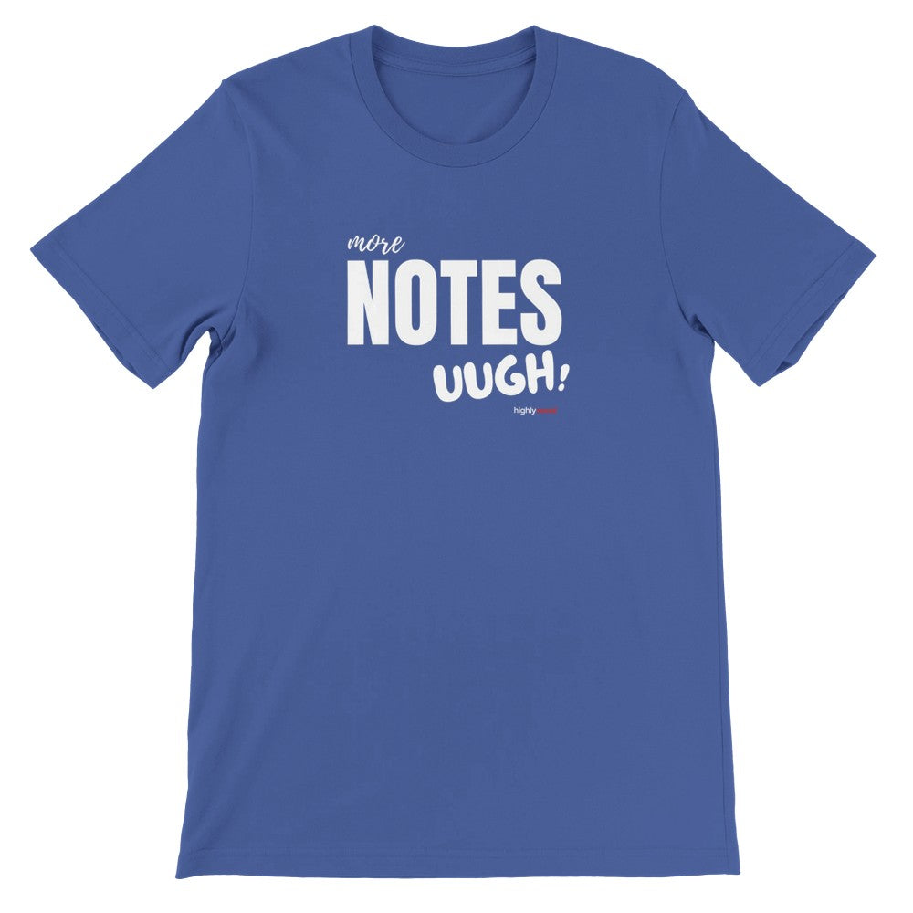 Notes T-Shirt - Print Material