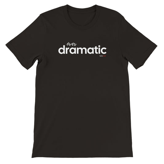 Over Dramatic T-Shirt - Black / S - Print Material