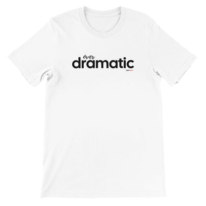 Over Dramatic T-Shirt - White / S - Print Material