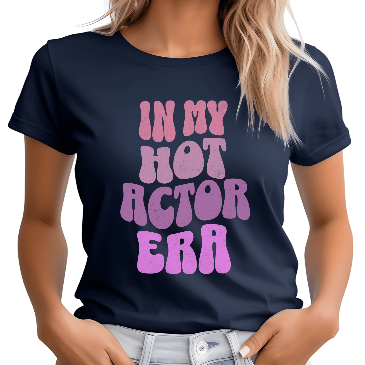 Pink Hot Actor Era T - Shirt for Actors and Theatre Lovers - Highly Vocal