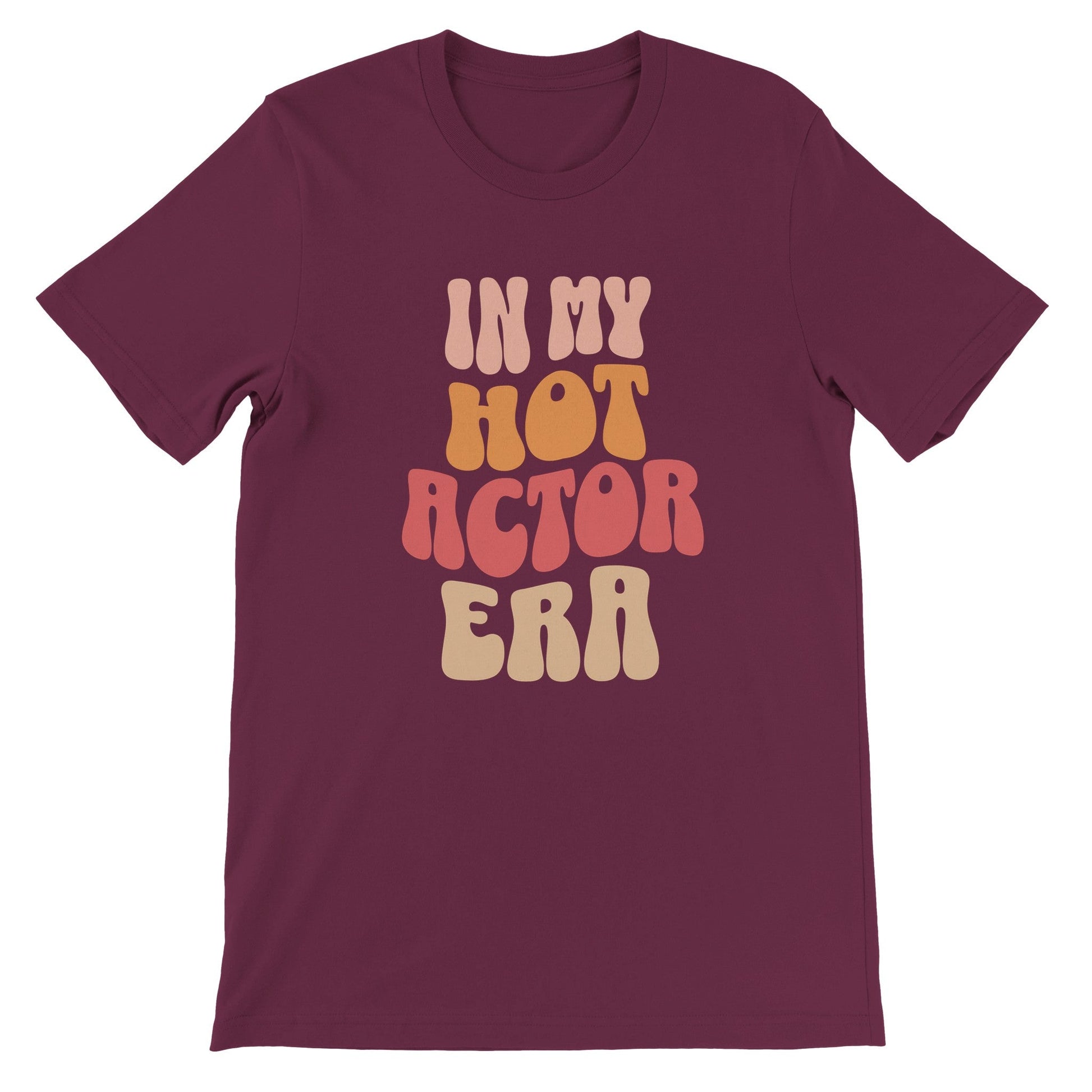 Pink Hot Actor Era T-Shirt - Maroon / S - Print Material