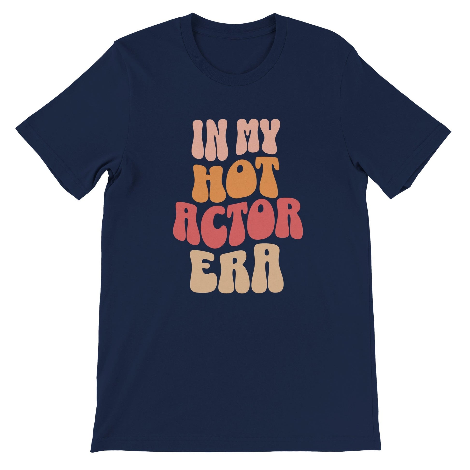 Pink Hot Actor Era T-Shirt - Navy / S - Print Material