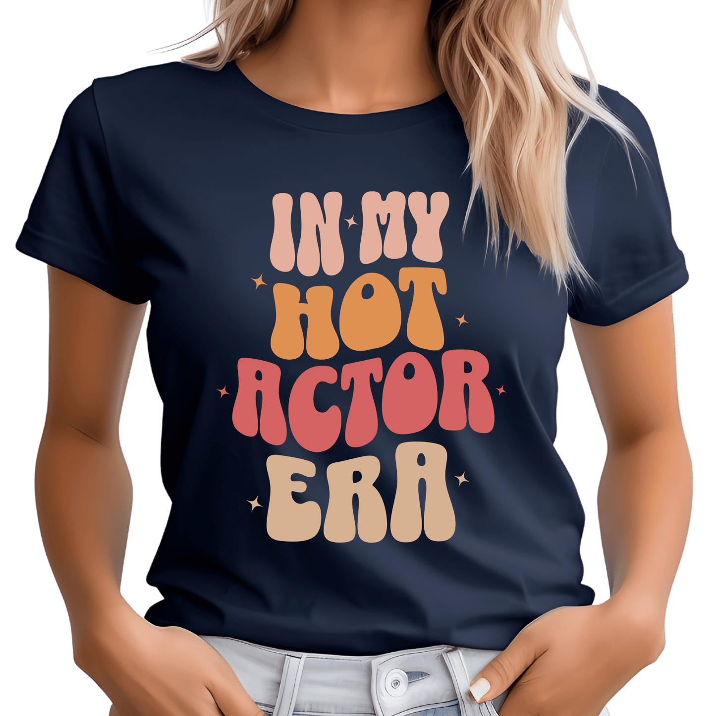 Pink Hot Actor Era T-Shirt - Print Material