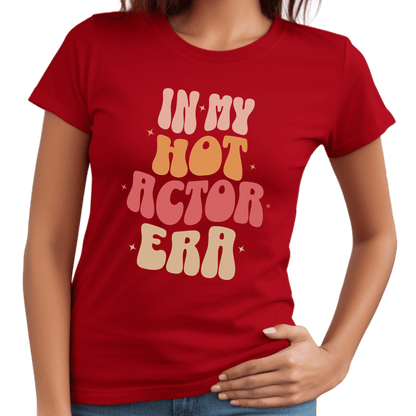 Pink Hot Actor Era T-Shirt - Print Material