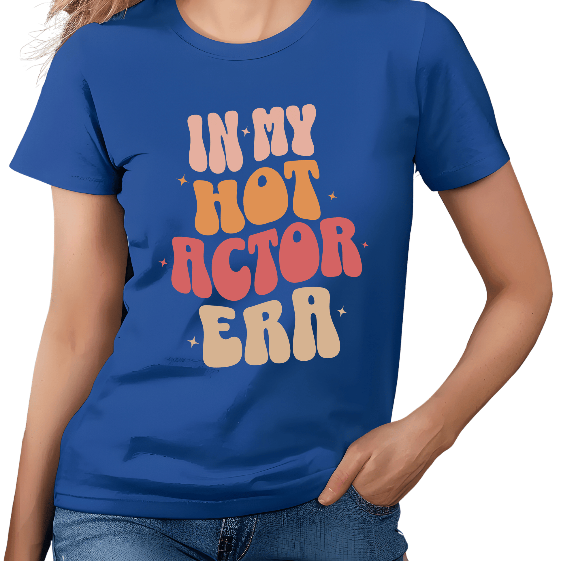 Pink Hot Actor Era T-Shirt - Print Material