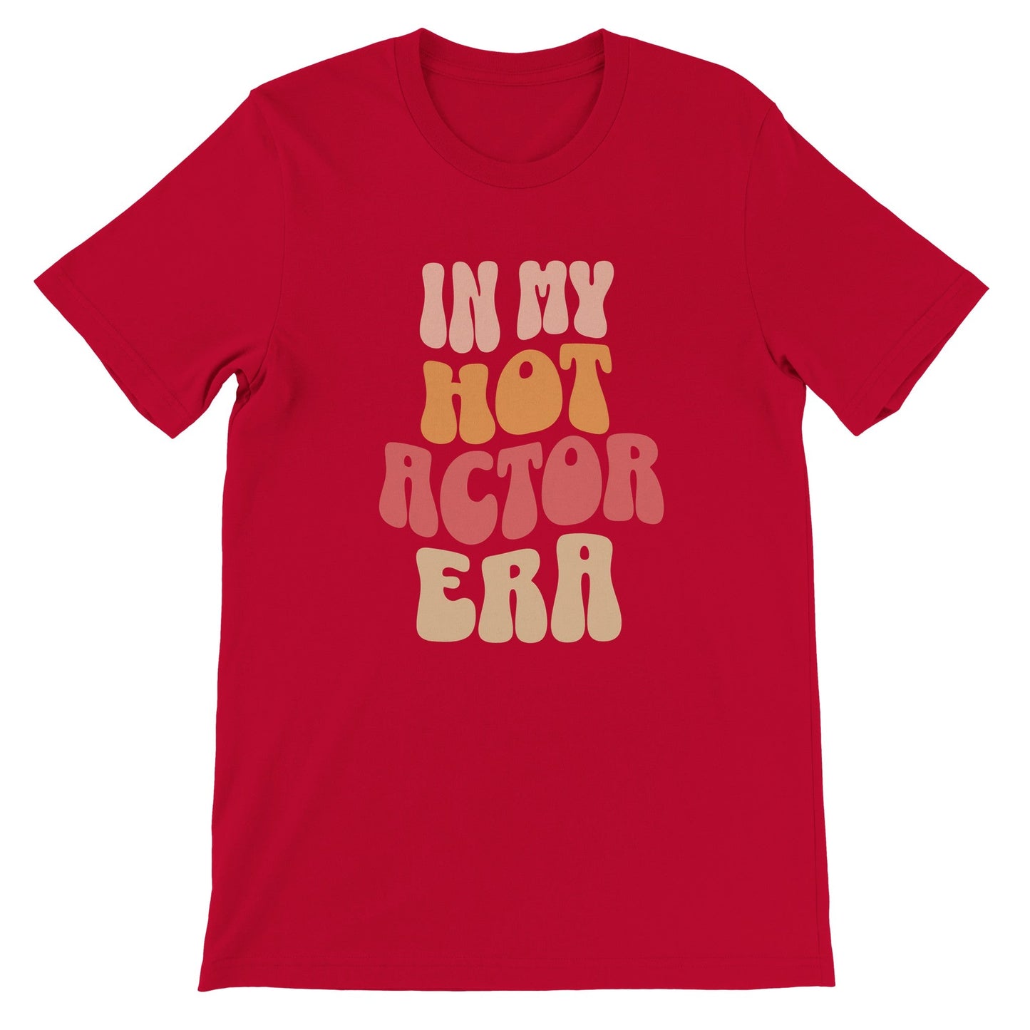 Pink Hot Actor Era T-Shirt - Red / S - Print Material