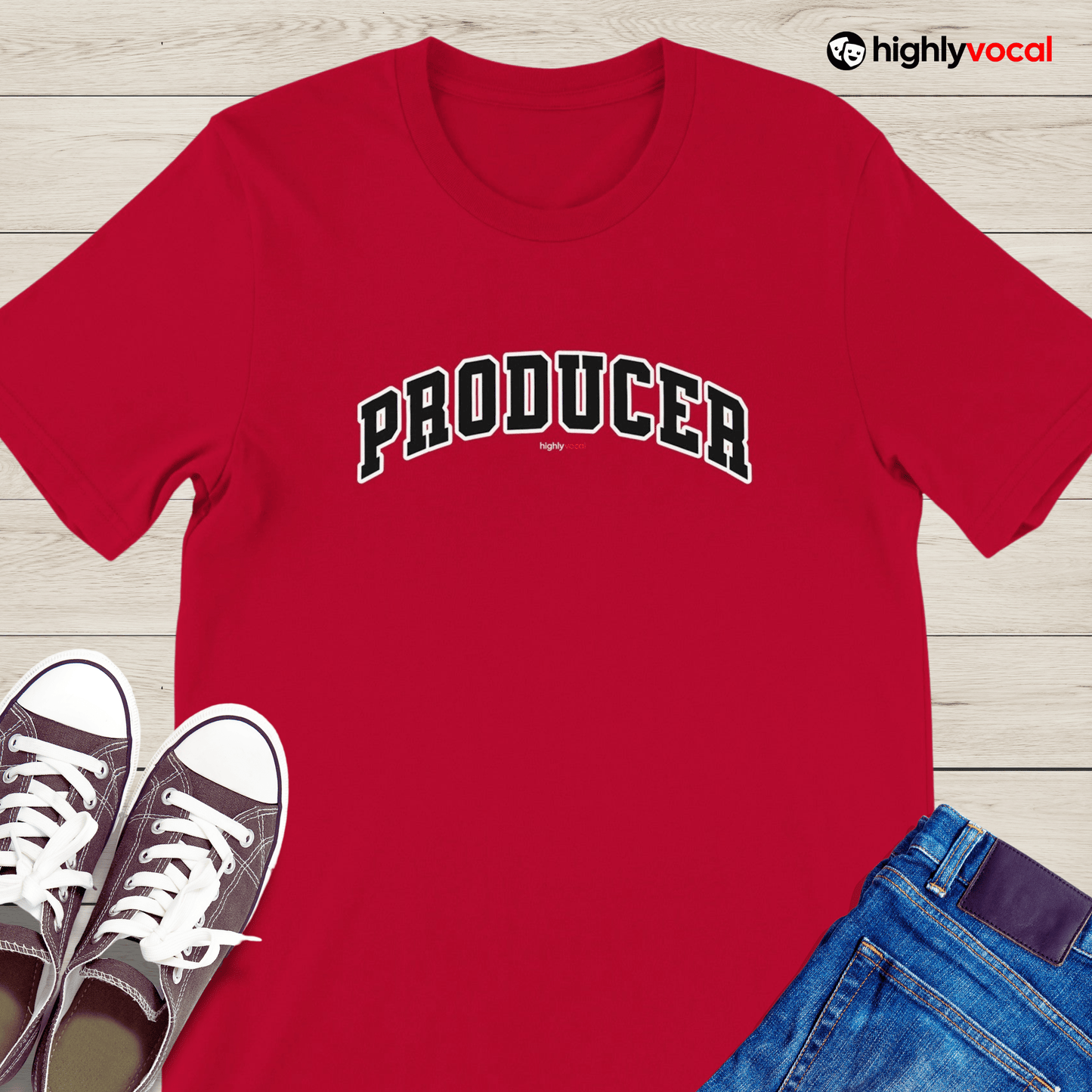 Producer T-Shirt for Actors and Theatre Lovers - Highly Vocal