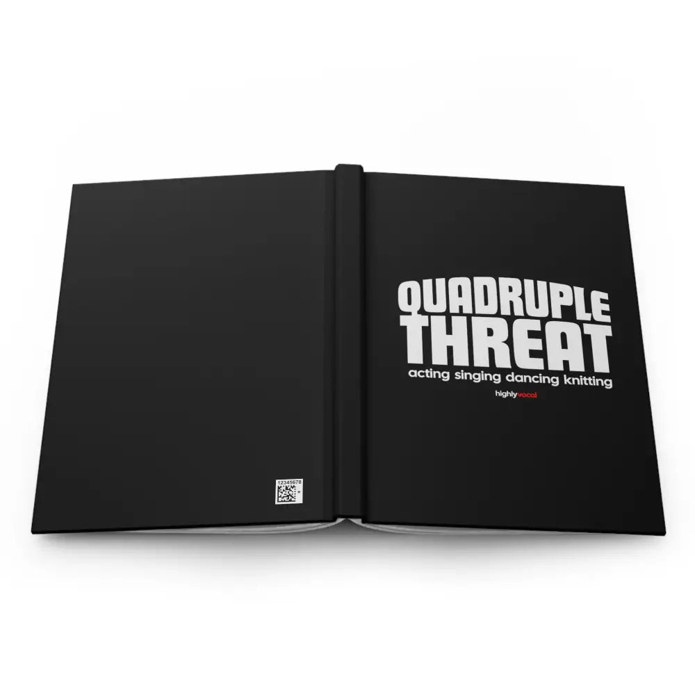 Quadruple Threat Journal for Actors and Music Theatre Lovers - Highly Vocal