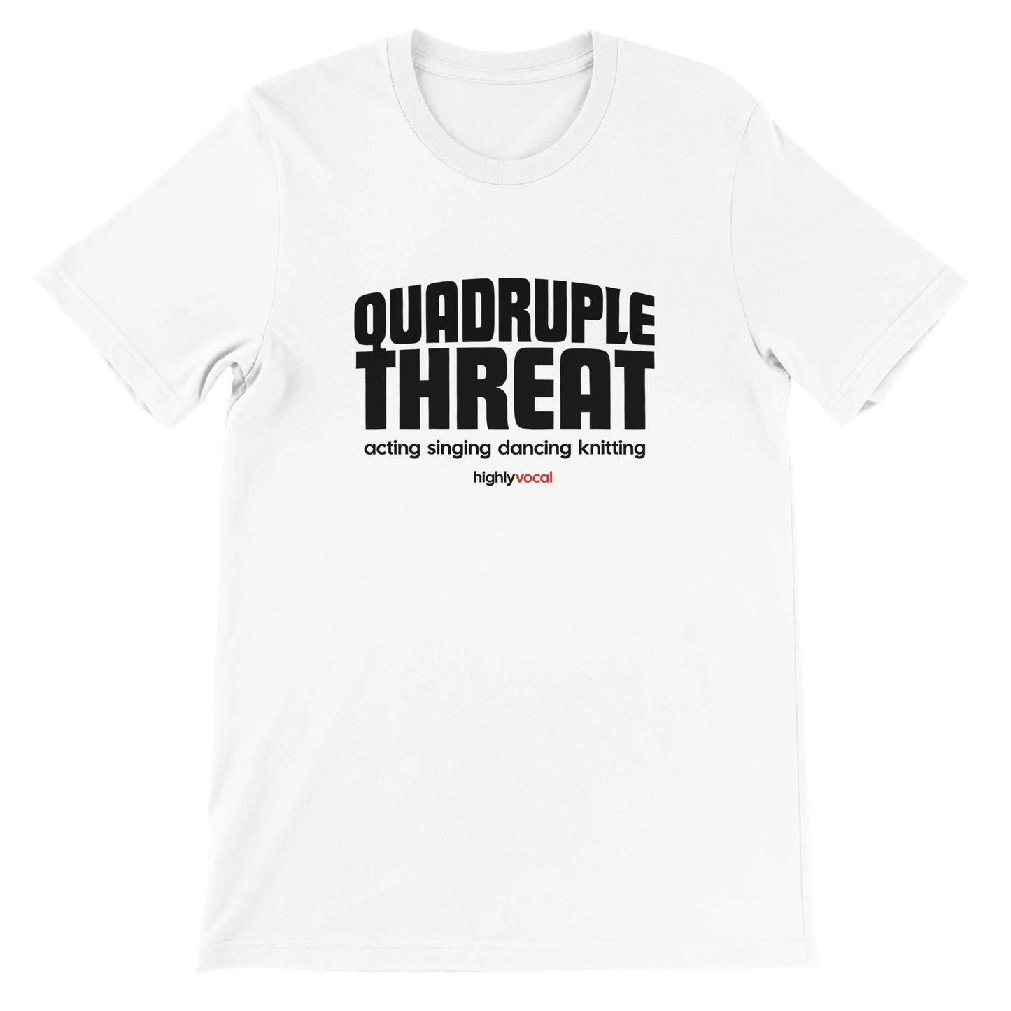 Quadruple Threat T-Shirt - Print Material