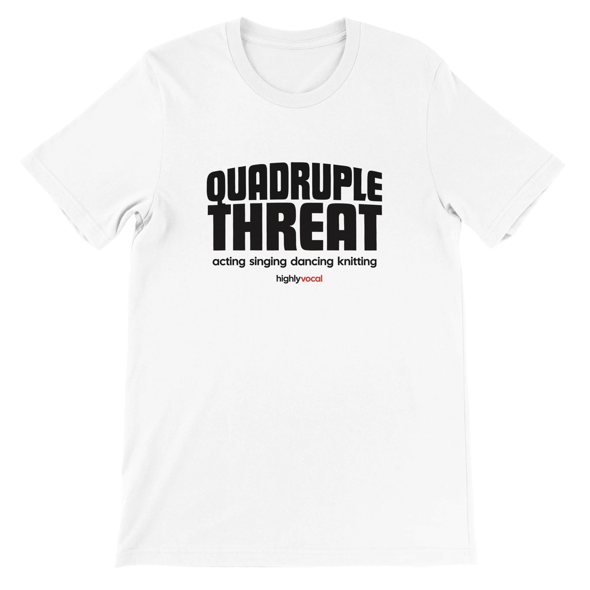 Quadruple Threat T-Shirt - Print Material