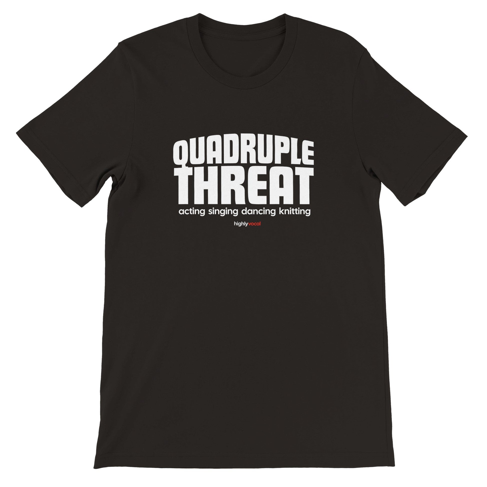 Quadruple Threat T-Shirt - Print Material