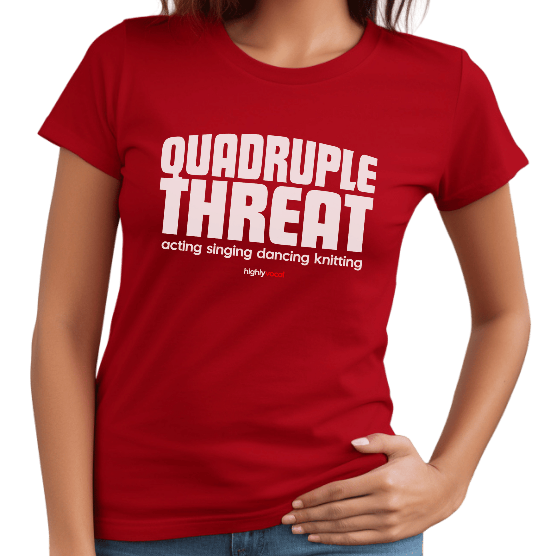 Quadruple Threat T-Shirt - Print Material