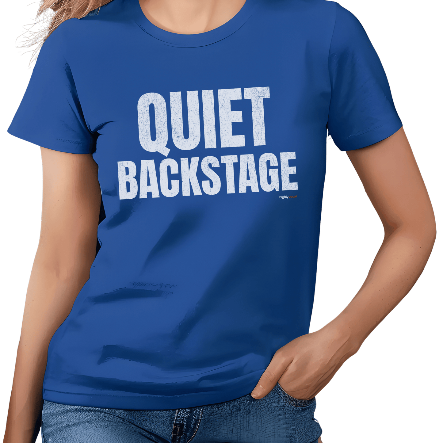 Quiet Backstage T-Shirt - Print Material