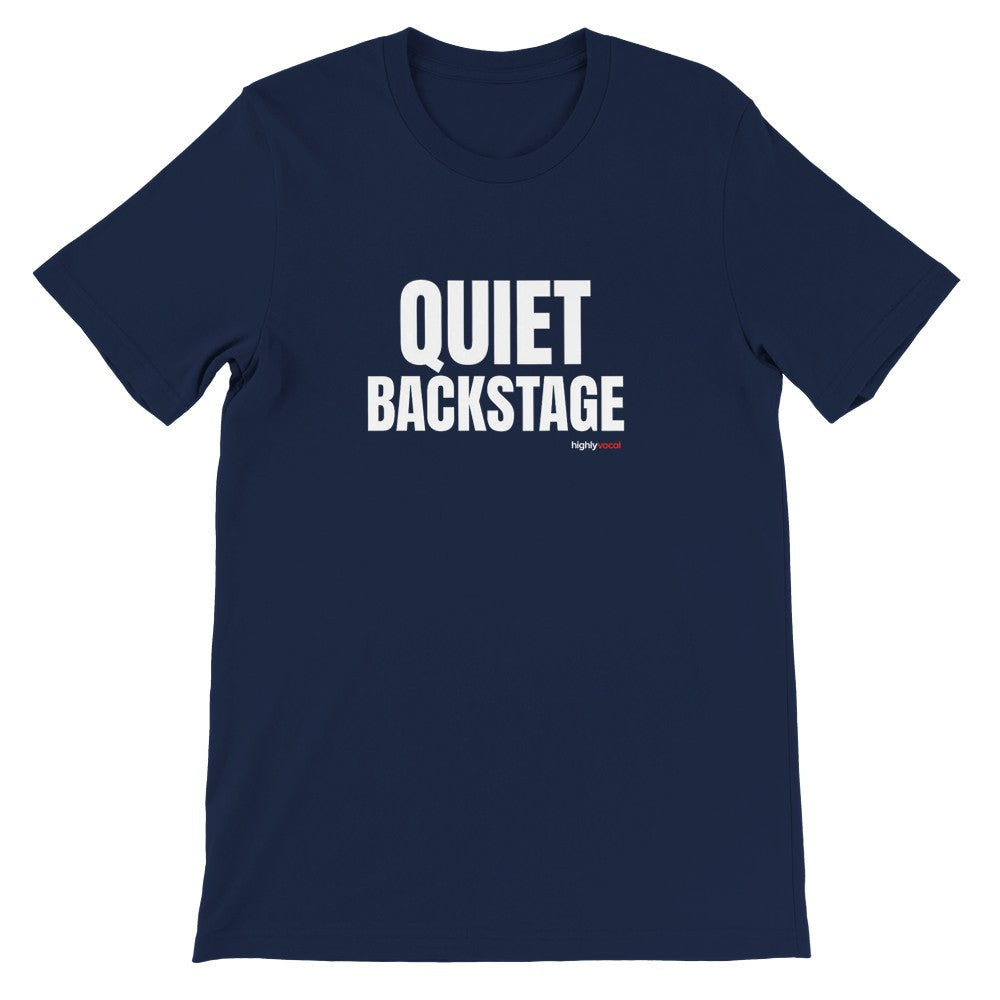 Quiet Backstage T-Shirt - Print Material