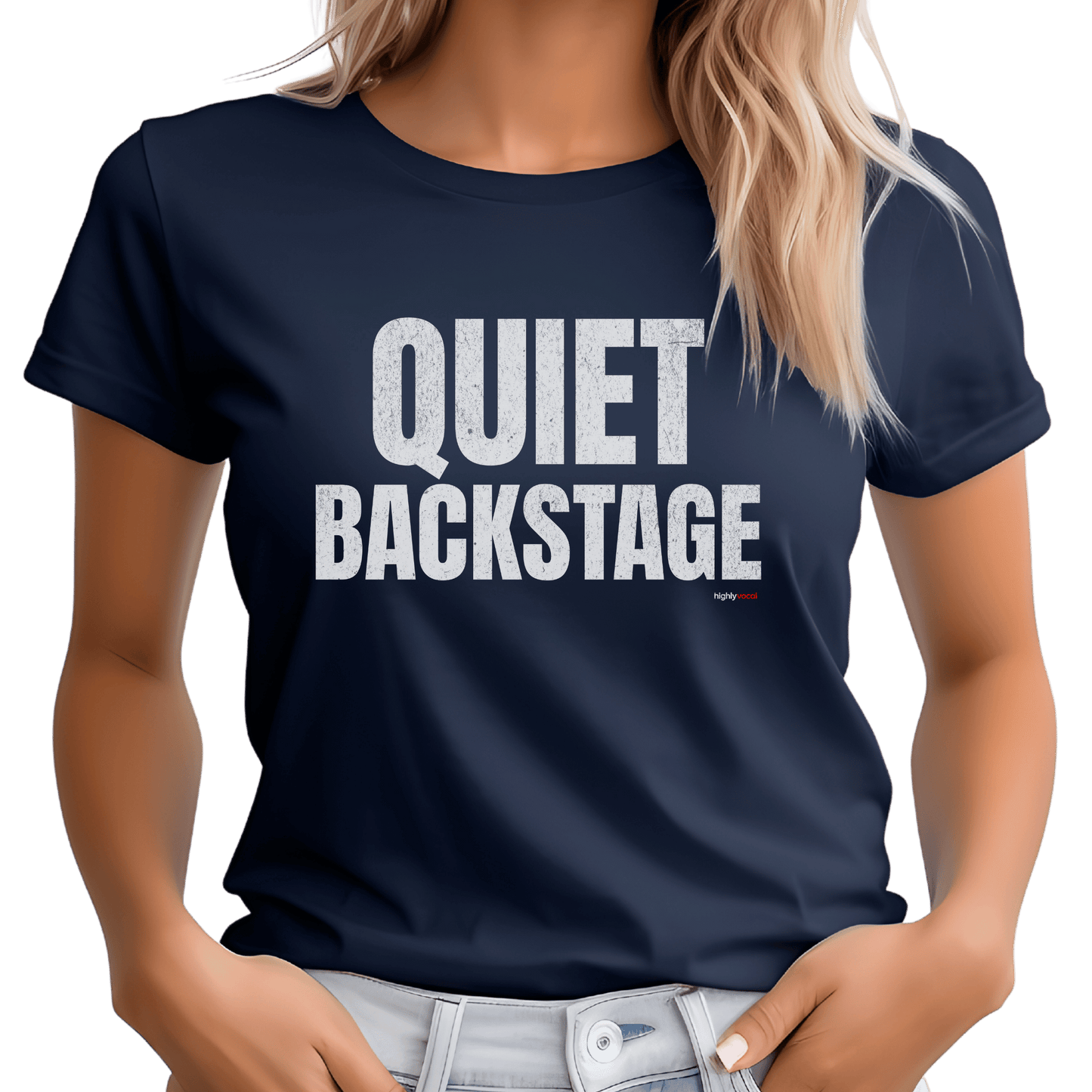 Quiet Backstage T-Shirt - Print Material