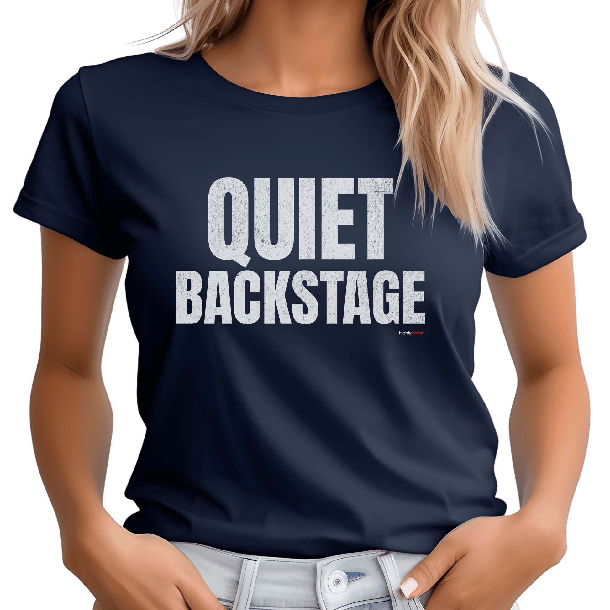 Quiet Backstage T-Shirt - Print Material