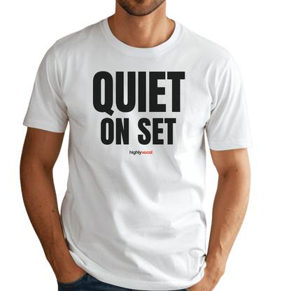 Quiet on Set T-Shirt - Print Material